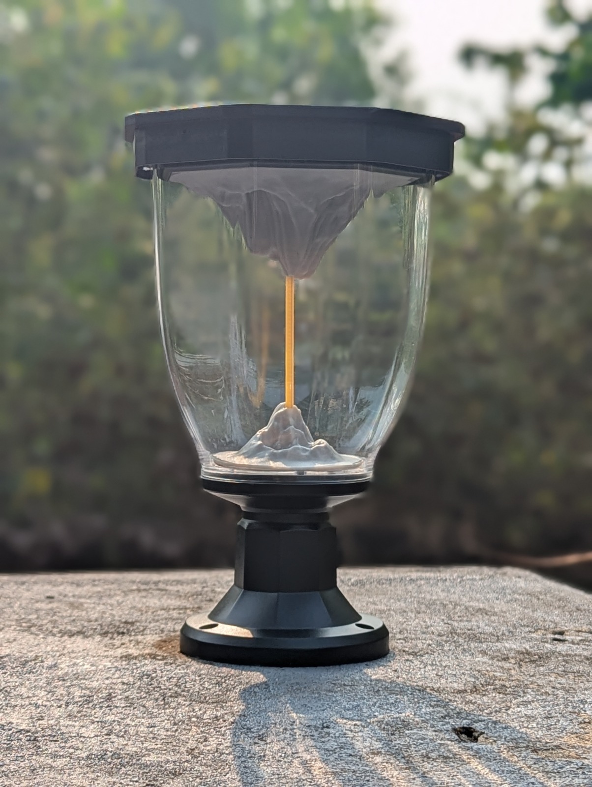 Tapetum Gate Light Volcano Series — real installation photo